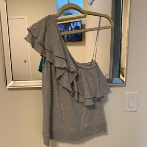 One shoulder shirt